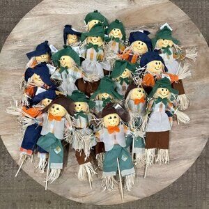 NEW 18Pc Fall Harvest Scarecrow Picks